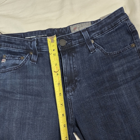 AG Jeans Prima Ankle Cigarette Leg Dark Wash Jeans Sz 27 contour 360 - Picture 13 of 14